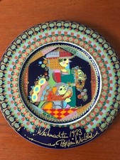 ***Rosenthal Porzellan Wandteller/Weihnachtsteller 1973 Björn Wiinblad,gebraucht