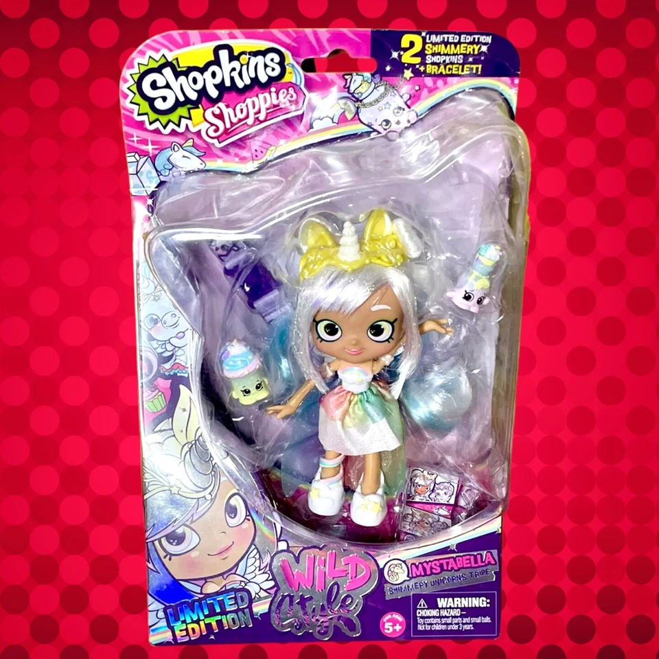 Shopkins Temporada 9 Loja Estilo Selvagem Mystabella Unicórnio Edição Limitada Brinquedo Novo - Imagem 2 de 4