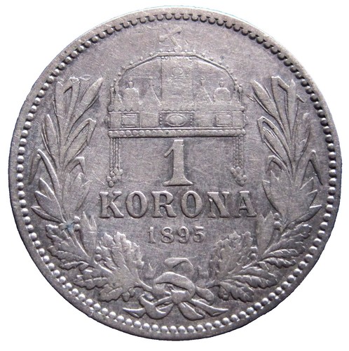 1895 (Meiji 28) Japan 1 Yen Silver Coin Right Maru Gin (Maru Gin