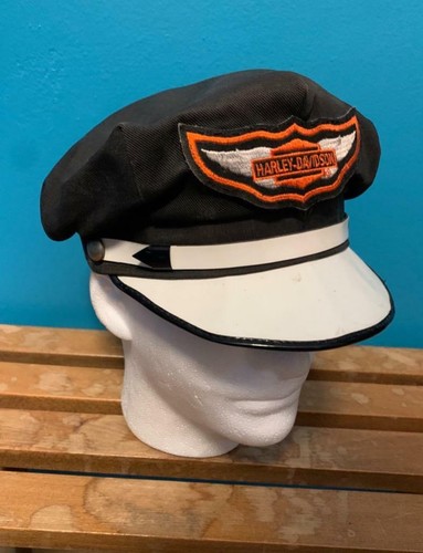 Vtg 1950's Peaked Harley Davidson 