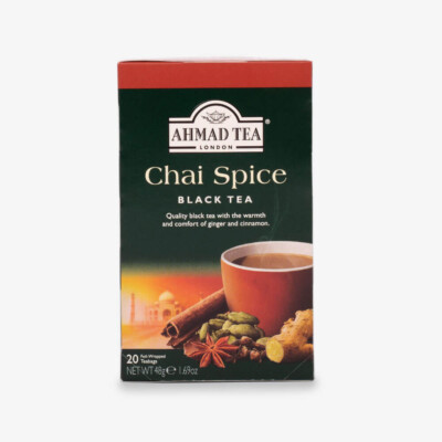 Chai Spice Schwarzer Beutel Tee 20er Classic Black Tea-Bag Exotisches Geschmack