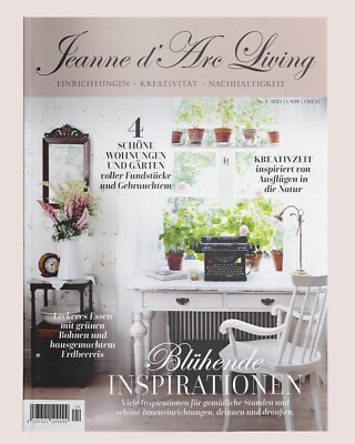 JDL Jeanne dÁrc Living Wohnmagazin 4/25 Vintage Shabby Landhaus Lifestyle NEU