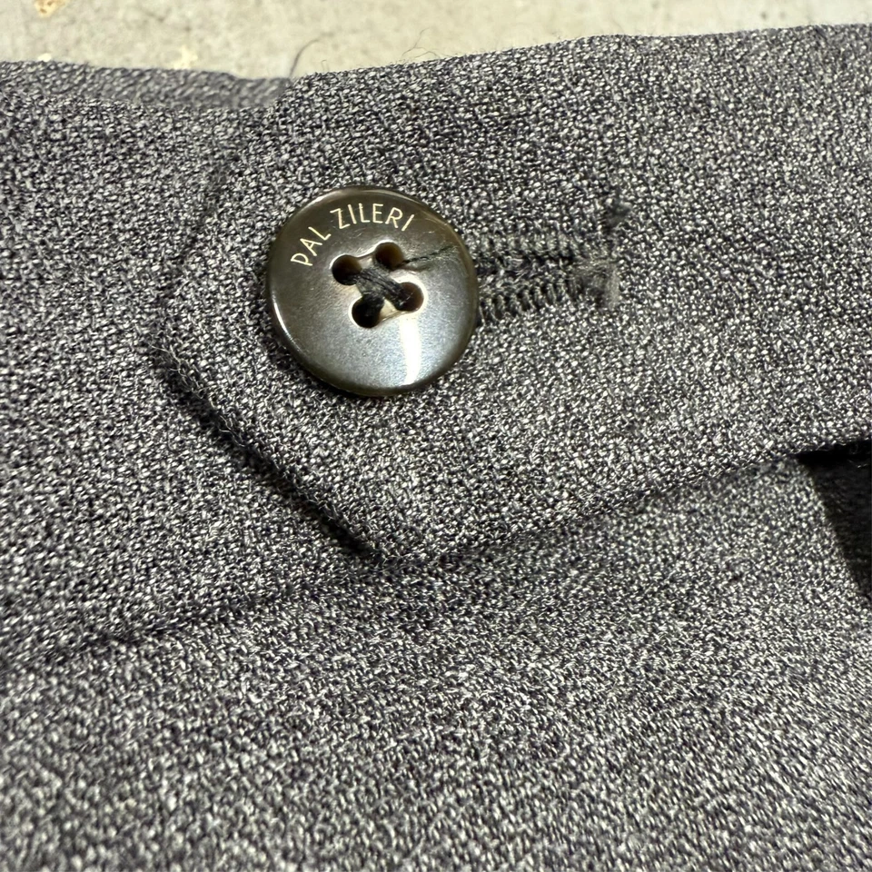 NWOT Pal Zileri Dress Pants Dynamic Wool Trousers Slim Made in Italy Grey 38x28 - Image 4 of 4