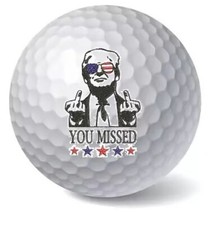 3 Dozen Callaway Chrome Soft X Trump You Missed LOGO Brand New Golf Balls