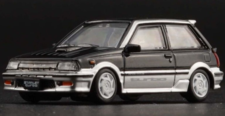 DISM TOYOTA STARLET TURBO 1/43 ミニカー Amazon | DISM 1/43 トヨタ スターレット ターボS EP71 1986