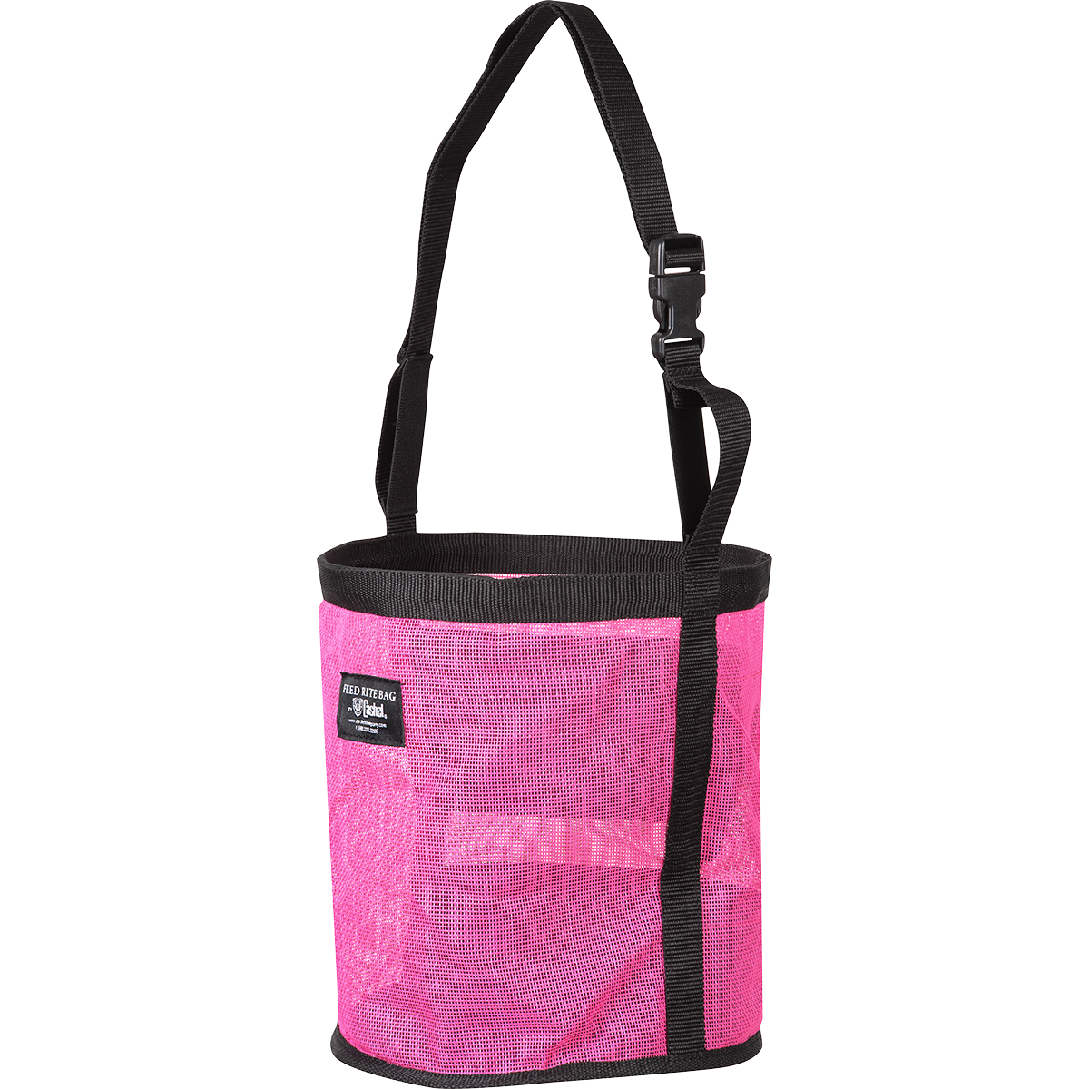 Cashel Horse Size Feed Rite Hay Bag – Pink, Blue, Or Orange, Easy Feeding For Your Equine