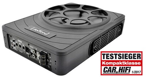 AXTON ATB25P Flat-Aktivsubwoofer 25 cm mit Passivmembran Untersitzbass aktiv SUB - Bild 5 von 6