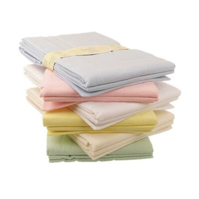 2er Pack 100% Baumwolle Baby Flache Kinderbettlaken Flanell Kinderbett Bettwäsche