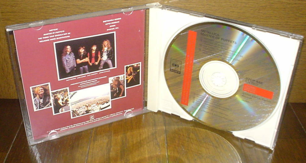 METALLICA Master Of Puppets 11A3+++++ JAPAN CD 32DP 448