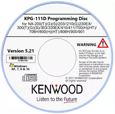 Kenwood KPG-111D Version 5.21 Field Programming Unit (Software)