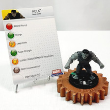 Marvel HEROCLIX Mutations Monsters Set Uncommon 017 Hulk w/Card