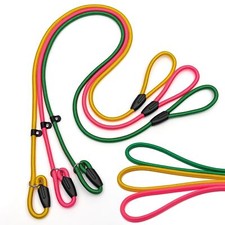 3PCS Slip Lead Dog Leash Strong Nylon Rope Training Leash for Large Medium Dog