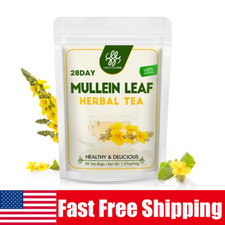 100 Natural Mullein Leaf Herbal Tea For Lung Cleansing Relief Cough Metabolism