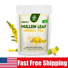 100% Natural Mullein Leaf Herbal Tea For Lung Cleansing Relief Cough Metabolism