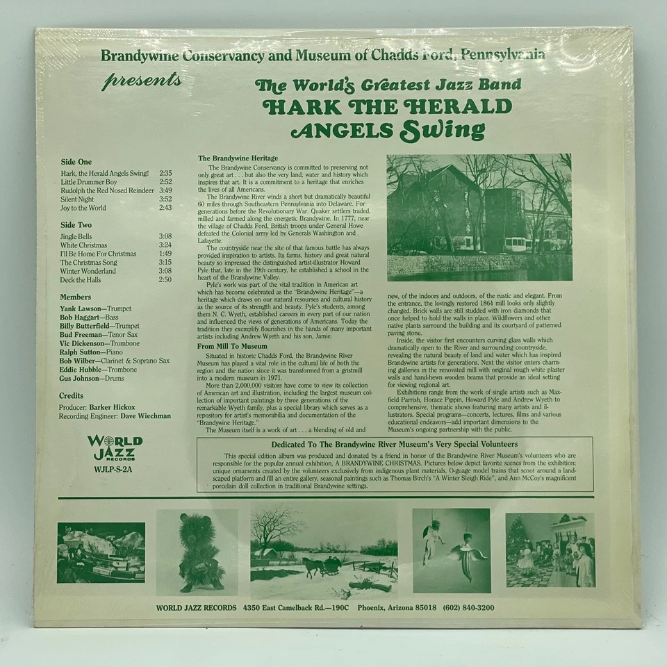 Hark The Herald Angels Swing by the World's Greatest Jazz Band LP Christmas - Image 2 of 2
