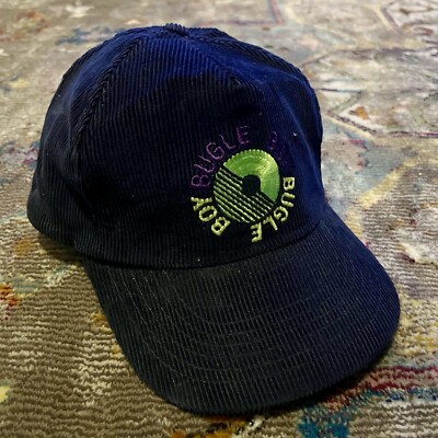 Vintage bugle boy hat Vintage Bugle Boy Company Hat Blue Denim Strapback  main image 2