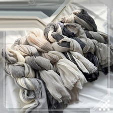 Cotton Scarf Unisex Shawls Head Wraps Male Female Scarves 200 90cm Large Scarves