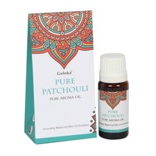 Goloka Pure Patchouli Aroma Oil, 10 ml (1/3 O...