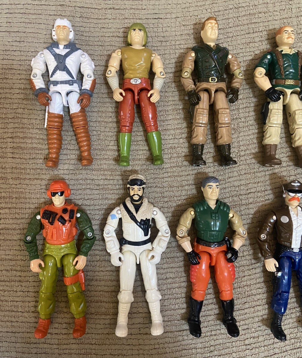 GI Joe ARAH Driver & Pilot Lot of 10 Figures Vintage Hasbro