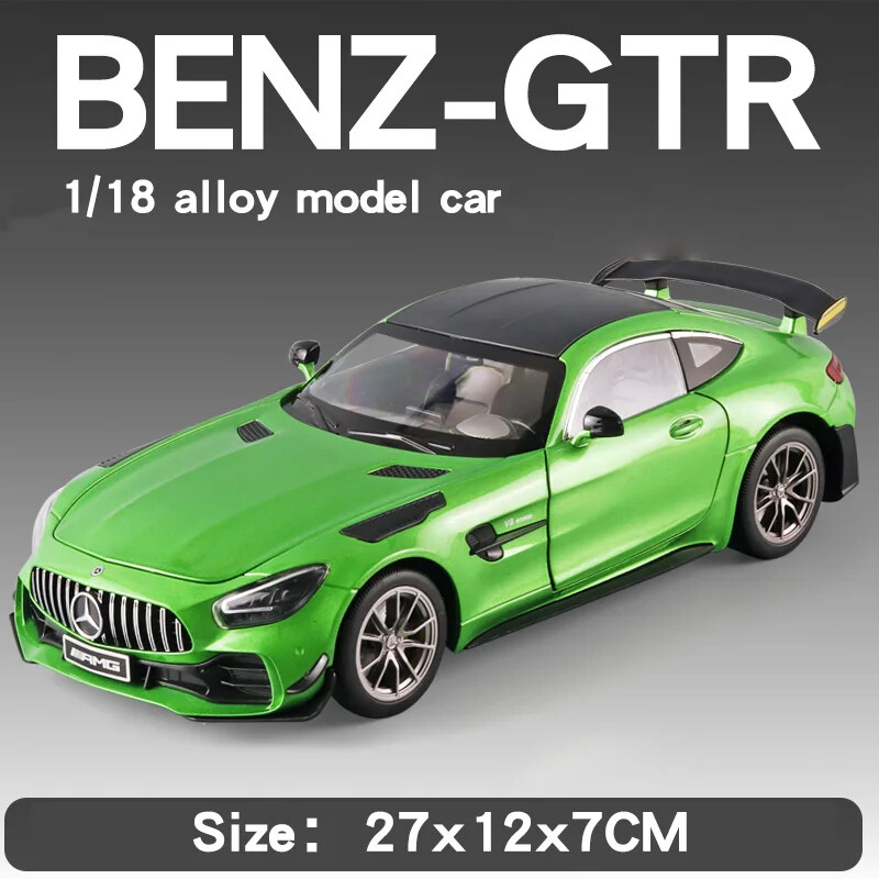 1/18 Mercedes-Benz AMG Gtr Model Car Diecasts Vehicle Collectable