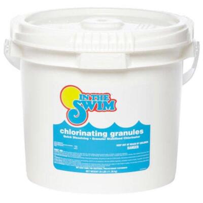 In The Swim Granular Pool Chlorine - Di-Chlor Pool Shock - 5 Pounds