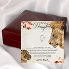 From Dad, Women Jewelry, Birthday Gift To My Daughter Necklace from Dad, Gift