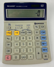 Calculatrice sharp Elsi Mate EL-2125E Solar Cell Rétro-éclairage Digit