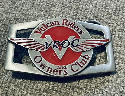 Vintage Vulcan Riders And Owners Club Belt Buckle New Unused