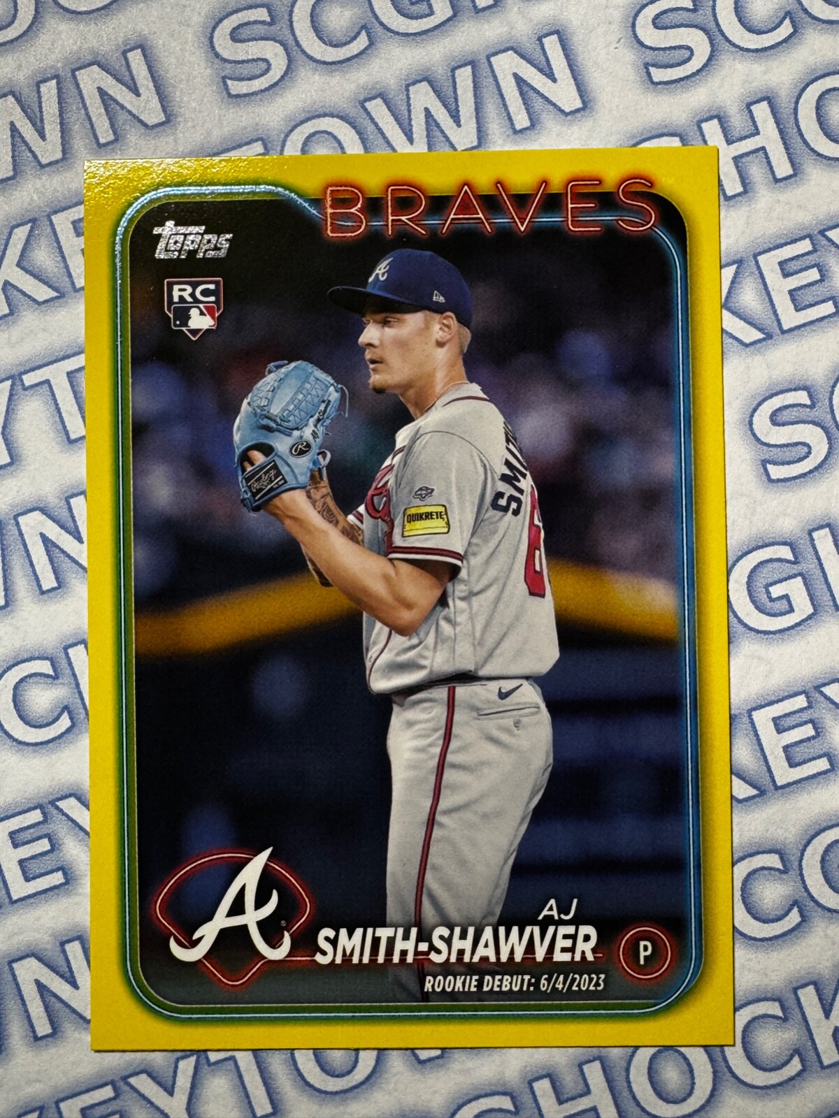 2024 Topps Update Series Yellow - #US316 - AJ Smith-Shawver - Atlanta Braves