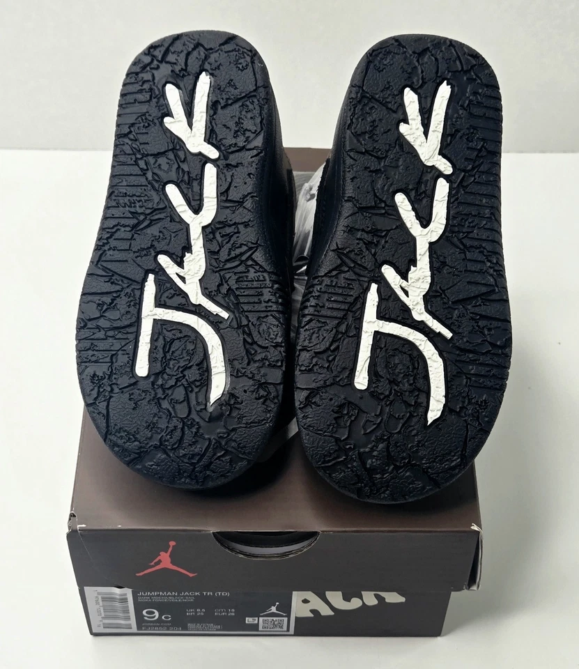 Nike Jumpman Jack Dark Mocha Travis Scott/Jordan FJ2852-204 TD Size 9c NEW  - Image 2 of 4