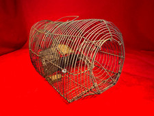 RARE ANTIQUE METAL CAGE RAT TRAP / DISTINCTIVE DESIGN / VERY UNIQUE