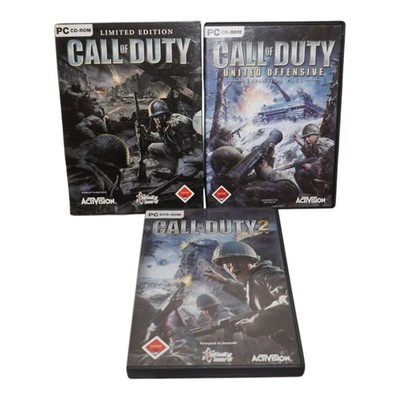 Call of Duty PC 3 Spiele Bundle Limited Edition United Offensive COD 2 Deutsch