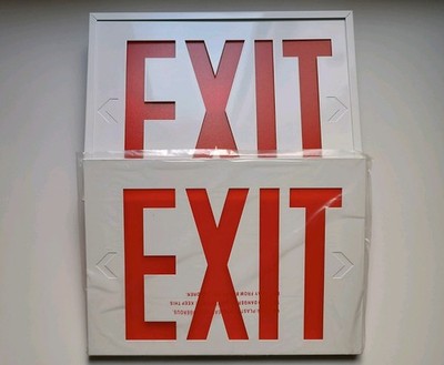 Orbit NY Approved Emergency Exit Sign | NYESL-W1-AC  | LED | Open Box