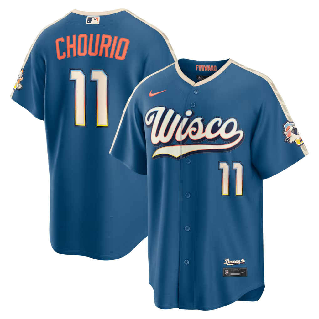 Jackson Chourio Milwaukee Brewers Nike 2026 City Connect Stadium