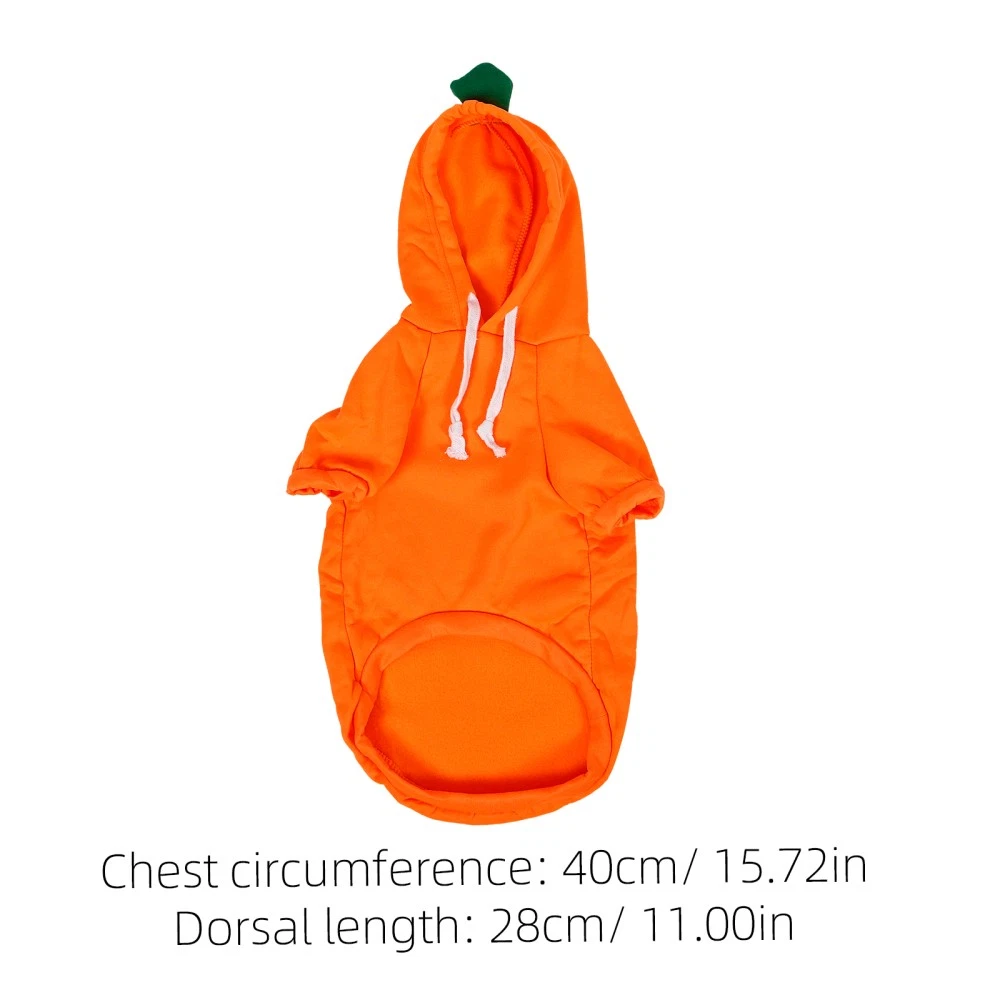 VETEMENTS Felpa con cappuccio per animali domestici carote cuccioli maglietta rinfrescante per cani