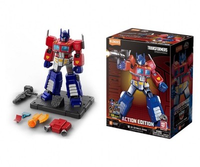 Dickie Blokees Transformers G1 OptimusPrime Bausatz Figur 188 Teile 201124000
