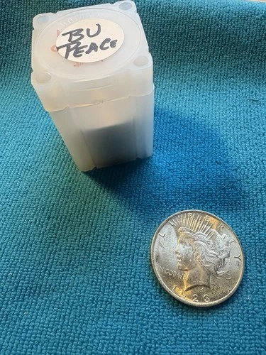 1923-P Peace Dollar 90% Silver - Brilliant Uncirculated.  Nice Original luster!