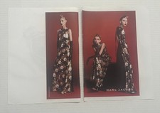 VTG 2015 Marc Jacobs Women's Dresses Fashion Magazine Ad Art - 2 pages