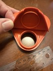 Vintage Tupperware Cheese Salt Pepper Flake Shaker Orange Lid ONLY 1631-1 — photo 5