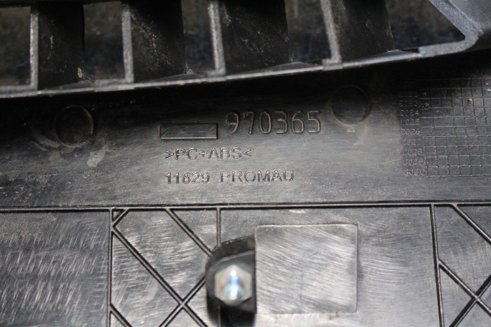 Ferrari 296 GTB, Upper Defrost Dash Trim Panel, Nicked, Used, P/N 970365