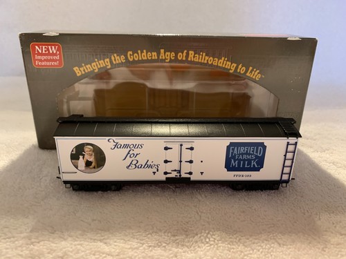 Coche de leche de madera Roundhouse #84621 escala HO Fairfield Farms 40' #103 | Zustand: Used
