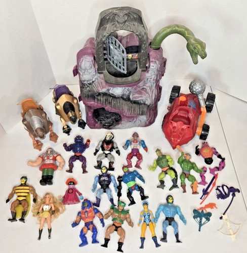 1980s Vintage MOTU He-Man Action Figure Lot Bundle