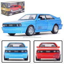 1:36 Audi Quattro 1980 Modelo Coche Aleación Diecast Vehículo de Juguete Niños Colección de Regalo