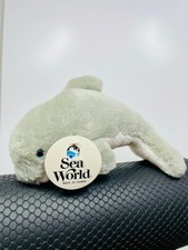 Vintage Plush Dolphin Sea World Vintage Theme Park Animal Dolphin NWT VTG Toy