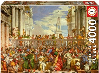 NEW Educa Jigsaw Puzzle 4000 Pieces 14+ Ages The Wedding At Cana