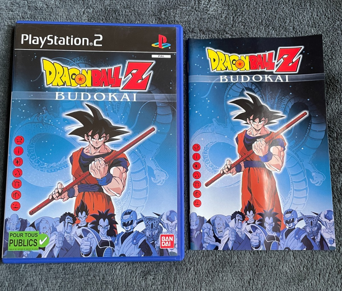 Dragon Ball Z Budokai 1 complet sur Playstation 2 PS2 - FR cd TBE