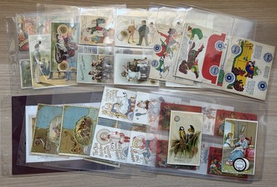 42 Clark J P Mäntel Spule Baumwolle Sammelkarten Taschenkalender Zirkus Spielzeug