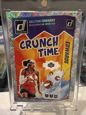 2025 Donruss WNBA Aaliyah Edwards Crunch Time Diamond SP 🔥 Mystics