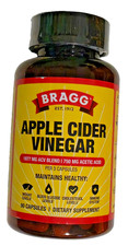 Bragg Apple Cider Vinegar Capsules with Vitamin D and Zinc 90 Caps Exp: 11/2027