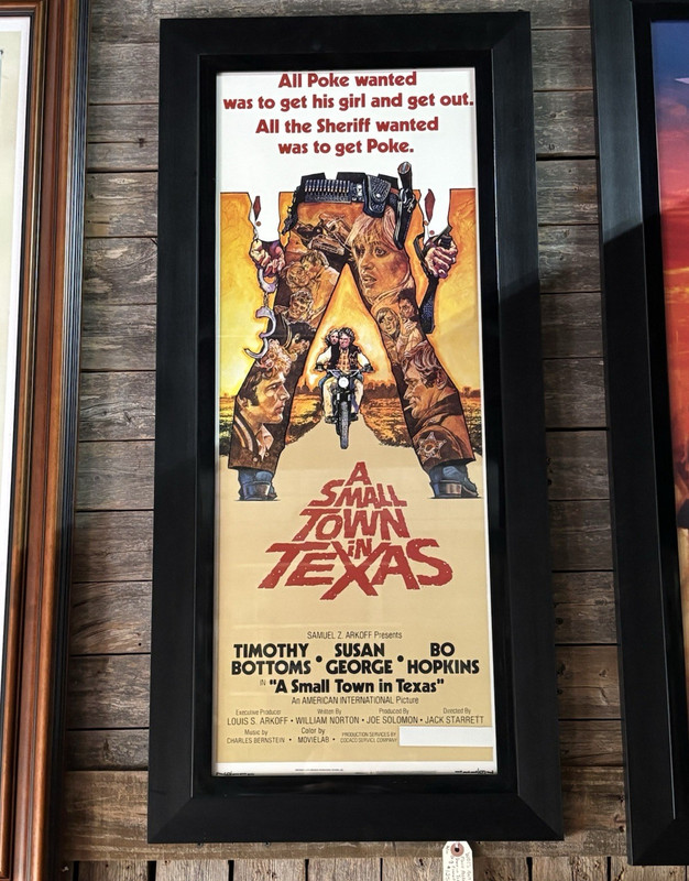 A Small Town in Texas Framed Movie Poster Print, Vertical, Multicolor